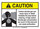 Brady B-120 Fiberglass Reinforced Polyester Rectangle Yellow Chemical Warning Sign - 14 in Width x 10 in Height - 106054