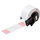 Brady PTL-21-427-RD Die-Cut Printer Label Roll - 1 in x 2 1/2 in - Vinyl - Clear / Red - B-427 - 18518