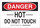 Brady B-302 Polyester Rectangle White Equipment Safety Sign - 14 in Width x 10 in Height - Laminated - 123730