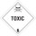 Brady B-120 Fiberglass Reinforced Polyester Square White Truck Placards Sign - 10 3/4 in Width x 10 3/4 in Height - 60425