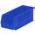 Akro-Mils Akrobin 30 lb Blue Industrial Grade Polymer Hanging / Stacking Storage Bin - 10 7/8 in Length - 4 1/8 in Width - 4 in Height - 1 Compartments - 30224 BLUE