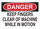 Brady B-302 Polyester Rectangle White Equipment Safety Sign - 10 in Width x 7 in Height - Laminated - 88115