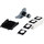 Brady M71EP-169-593-BK Die-Cut Printer Label Roll - 1.8 in x 1.8 in - Polyester - Black - B-593 - 92803