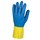Kleenguard Jackson Safety G80 Blue/Yellow 2XL Chemical-Resistant Glove - 12 in Length - 38745