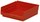 Akro-Mils 197 cu in Red Industrial Grade Polymer Shelf Storage Bin - 11 5/8 in Length - 11 1/8 in Width - 4 in Height - 1 Compartments - 30170 RED