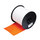 Brady 120866 Printer Label Roll - 4 in x 110 ft - Vinyl - Orange - B-7569 - 70100