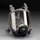 3M 6000DIN Series 6700DIN Gray Small Silicone/Thermoplastic Elastomer Full Mask Facepiece Respirator - DIN & Threaded Connection - 051138-76701