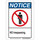 Brady B-302 Polyester Rectangle White No Trespassing Sign - 7 in Width x 10 in Height - Laminated - 45113