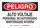 Brady B-401 Polystyrene Rectangle White Electrical Safety Sign - 14 in Width x 10 in Height - Language Spanish - 38731