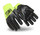 HexArmor Sharpsmaster HV 7082 Black/Yellow 10 SuperFabric Seamless Coaated Cut-Resistant Gloves - ANSI A9 Cut Resistance - Nitrile Three-Quarter Knuckle Dip Coating - 7082-XL(10)