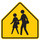 Brady B-959 Aluminum Square Pedestrian & Crosswalk Sign - 30 in Width x 30 in Height - 113319