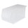 Akro-Mils Akrobin 60 lb Clear Industrial Grade Polymer Hanging / Stacking Storage Bin - 18 in Length - 8 1/4 in Width - 9 in Height - 1 Compartments - 30265SCLAR