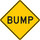 Brady B-959 Aluminum Diamond Yellow Stop Signs, Traffic Control Signs & Banners Sign - 24 in Width x 24 in Height - 94225