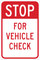 Brady B-401 Polystyrene Rectangle White Stop Signs, Traffic Control Signs & Banners Sign - 12 in Width x 18 in Height - 124432