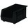Akro-Mils Akrobin 60 lb Black Industrial Grade Polymer Hanging / Stacking Storage Bin - 14 3/4 in Length - 8 1/4 in Width - 7 in Height - 1 Compartments - 30240 BLACK