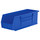 Akro-Mils Akrobin 50 lb Blue Industrial Grade Polymer Hanging / Stacking Storage Bin - 14 3/4 in Length - 5 1/2 in Width - 5 in Height - 1 Compartments - 30234 BLUE