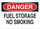 Brady B-302 Polyester Rectangle White Flammable Material Sign - 10 in Width x 7 in Height - Laminated - 85189