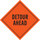 Brady Mesh Diamond Orange Road Construction Sign - 48 in Width x 48 in Height - 56767