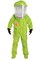 DuPont Tychem 10000 Front Entry Encapsulated Suit Level A TK612TLY2X000100 - Size 2XL - Lime Yellow