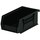 Akro-Mils Akrobin 10 lb Black Hanging / Stacking Storage Bin - 7 3/8 in Length - 4 1/8 in Width - 3 in Height - 1 Compartments - 30220ESD BLACK
