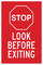 Brady B-555 Aluminum Rectangle Stop Signs, Traffic Control Signs & Banners Sign - 12 in Width x 18 in Height - 124446