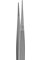 Excelta Forceps - Stainless Steel Straight Fine Serrated Point Tip - 0.040 in Tip Width - 6.375 in Length - JSS-1
