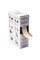 Brady BPTL-109-427 Die-Cut Printer Label Roll - 1.5 in x 4 in - Vinyl - Clear / White - B-427 - 89440