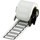 Brady PTL-24-423-BK Die-Cut Printer Label Roll - 1.13 in x 1/2 in - Polyester - White - B-423 - 18390