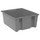 Akro-Mils 35225 Stackable Tote - 2 ft, 14.98 gal - Gray - 23 1/2 in x 19 1/2 in x 10 in - 35225 GREY