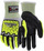 MCR Safety Hypermax Predator Mechanics Knits Hi-Vis Yellow/Black 2XL Mechanics Work Gloves - A7 Cut Resistance - Bi-Polymer Palm & Fingers Coating - PD6952XXL