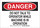Brady B-302 Polyester Rectangle White Equipment Safety Sign - 10 in Width x 7 in Height - Laminated - 127844