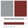 3M Scotchcal 74653 Burgundy / Silver Metallic Striping Automotive Tape - 5/16 in Width x 150 ft Length - 2 mil Thick