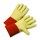 West Chester 6000 Brown/Off-White Large Grain, Split Cowhide Welding Glove - Wing Thumb - 12 in Length - 6000/L