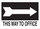 Brady B-555 Aluminum Rectangle Black Door Sign - 14 in Width x 10 in Height - 41037