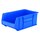 Akro-Mils Akrobin 200 lb Blue Industrial Grade Polymer Stacking Storage Bin - 20 in Length - 12 3/8 in Width - 8 in Height - 1 Compartments - 30281 BLUE