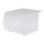 Akro-Mils Akrobin 50 lb Clear Industrial Grade Polymer Hanging / Stacking Storage Bin - 10 3/4 in Length - 8 1/4 in Width - 7 in Height - 1 Compartments - 30239SCLAR