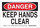 Brady B-563 High Density Polypropylene Rectangle White Equipment Safety Sign - 10 in Width x 7 in Height - 116144