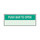 Brady Bradyglo B-347 Polyester / Polystyrene Rectangle Green Door Sign - 14 in Width x 5 in Height - Glow in the Dark - 90939