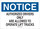 Brady B-555 Aluminum Rectangle White Truck & Forklift Warehouse Traffic Sign - 14 in Width x 10 in Height - 43464