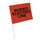 Brady Steel / Plastic Rectangle Red Underground Hazard Marking Flags Sign - 5 in Width x 4 in Height - 98168