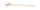 Techspray 20251 Wooden Brush, 7.75 in, Angled