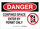 Brady B-302 Polyester Rectangle White Confined Space Sign - 14 in Width x 10 in Height - Laminated - 19197