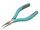 Xcelite by Weller Steel Serrated Needle Nose Straight Needle Nose Gripping Pliers - 5 3/4 in Length - Molded Plastic Grip - 2411PD