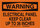 Brady B-401 Polystyrene Rectangle Orange Electrical Safety Sign - 10 in Width x 7 in Height - 21879
