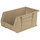 Akro-Mils Akrobin Earthsaver 60 lb Sandstone Hanging / Stacking Storage Bin - 14 3/4 in Length - 8 1/4 in Width - 7 in Height - 1 Compartments - 30240RECY SANDSTONE