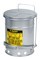 Justrite Soundgard Safety Can 09104 - Silver - 12434