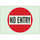 Brady Bradyglo B-347 Polyester / Polystyrene Rectangle Restricted Area Sign - 10 in Width x 7 in Height - Glow in the Dark - 90966