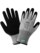 Global Glove Samurai Tuffalene CR913MF Salt and Pepper/Black 2X-Small Cut-Resistant Gloves - ANSI A4 Cut Resistance - Nitrile Palm & Fingers Coating - CR913MF-5(XXS)