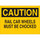 Brady B-401 Polystyrene Rectangle Yellow Truck & Forklift Warehouse Traffic Sign - 14 in Width x 10 in Height - 25801