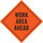 TrafFix Devices Inc Vinyl Diamond Orange Road Construction Sign - 36 in Width x 36 in Height - 57036